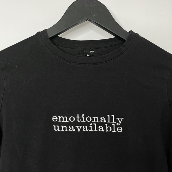 Embroidered Black Long Sleeve Shirt - Picture 2 of 2